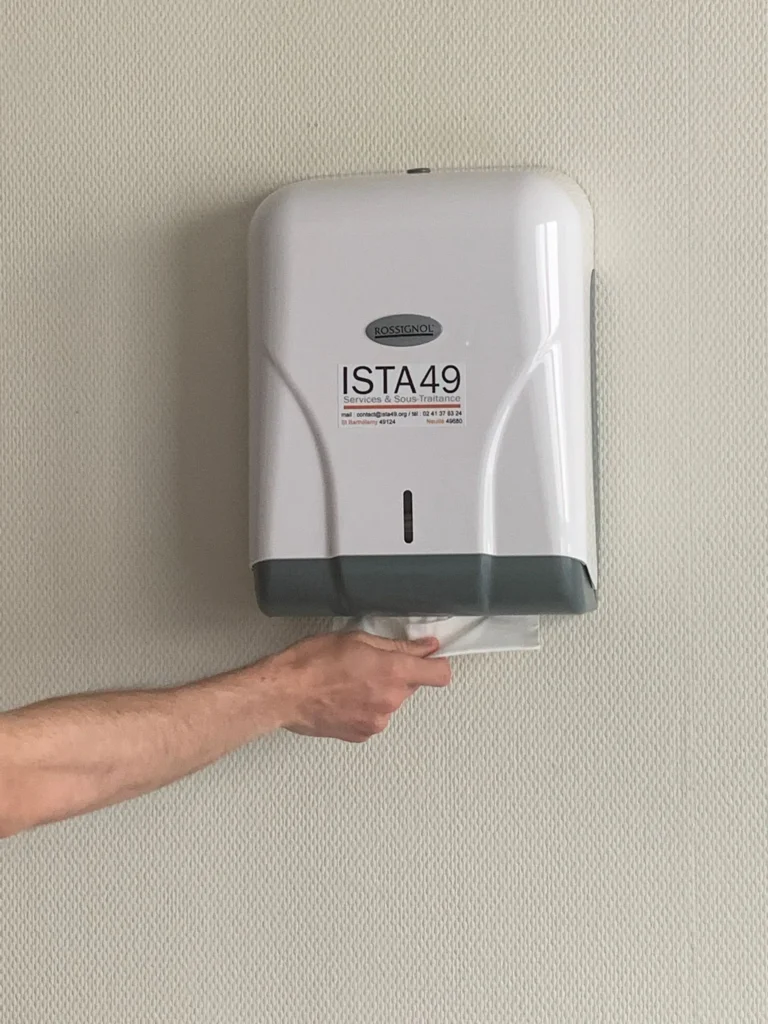 Les essuie-mains réutilisables en tissu