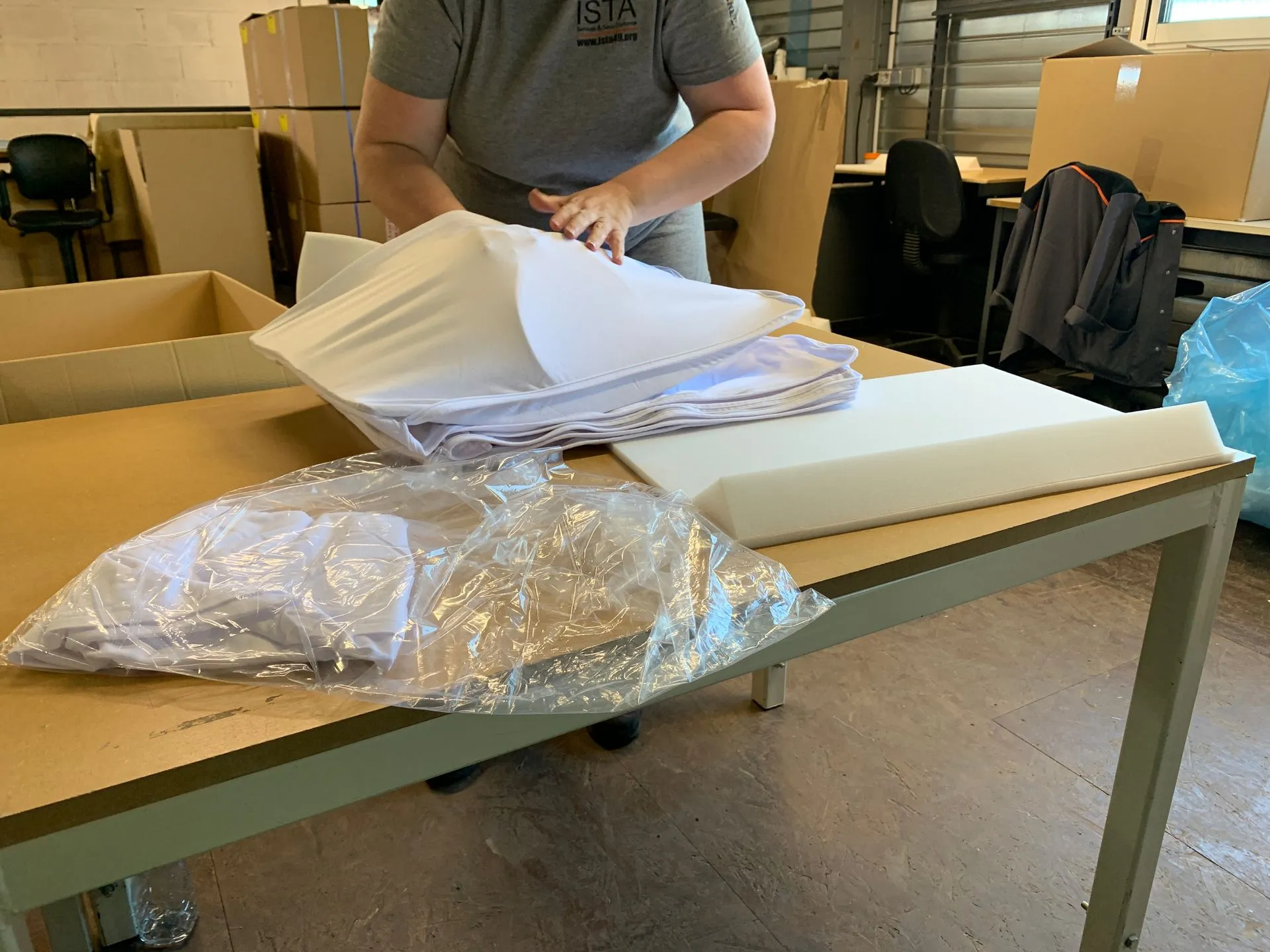 Conditionnement, couture et visites